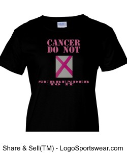 NOT SURRENDERING TO CANCER Design Zoom
